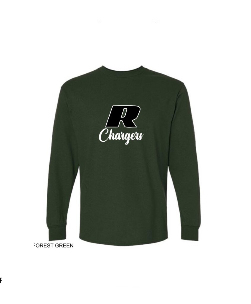 R Chargers - Forest Green Long Sleeve T-Shirt
